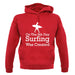 On The 8th Day Surfing Was Created unisex hoodie