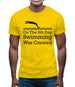 On The 8th Day Swimming Was Created Mens T-Shirt