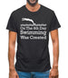On The 8th Day Swimming Was Created Mens T-Shirt