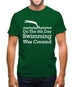 On The 8th Day Swimming Was Created Mens T-Shirt