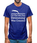 On The 8th Day Swimming Was Created Mens T-Shirt