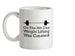 On The 8th Day Weight Lifting Was Created Ceramic Mug