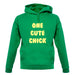 One Cute Chick unisex hoodie