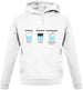 Optimist, Pessimist, Conspiracist Unisex Hoodie