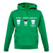 Optimist, Pessimist, Conspiracist Unisex Hoodie