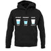 Optimist, Pessimist, Sexist Unisex Hoodie