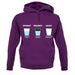 Optimist, Pessimist, Sexist Unisex Hoodie