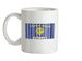 Oregon Barcode Style Flag Ceramic Mug