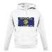 Oregon Grunge Style Flag unisex hoodie