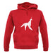 Origami Paper Unicorn unisex hoodie