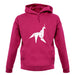 Origami Paper Unicorn unisex hoodie