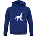 Origami Paper Unicorn unisex hoodie