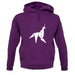 Origami Paper Unicorn unisex hoodie