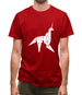 Origami Paper Unicorn Mens T-Shirt