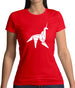 Origami Paper Unicorn Womens T-Shirt