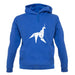 Origami Paper Unicorn unisex hoodie