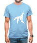 Origami Paper Unicorn Mens T-Shirt