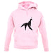 Origami Paper Unicorn unisex hoodie