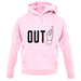 Out! unisex hoodie