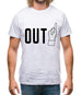 Out! Mens T-Shirt