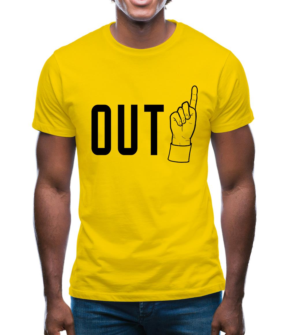 Out! Mens T-Shirt