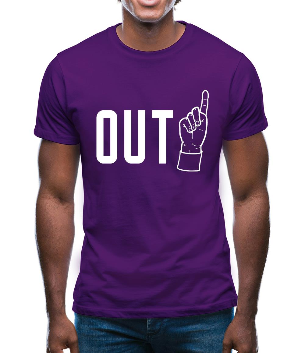 Out! Mens T-Shirt