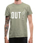 Out! Mens T-Shirt