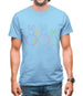 Bunny Family Outline Mens T-Shirt