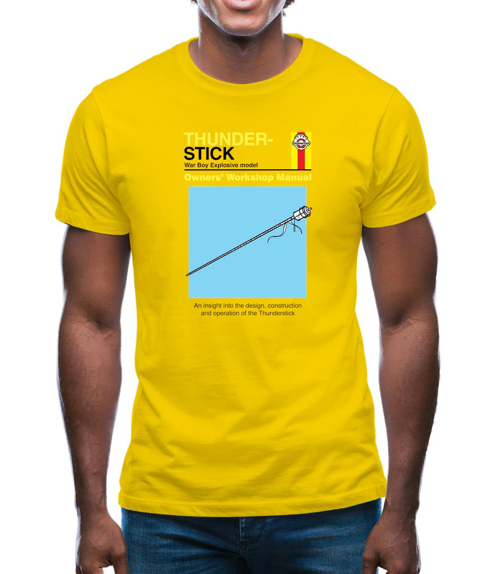 Thunder-Stick Mens T-Shirt