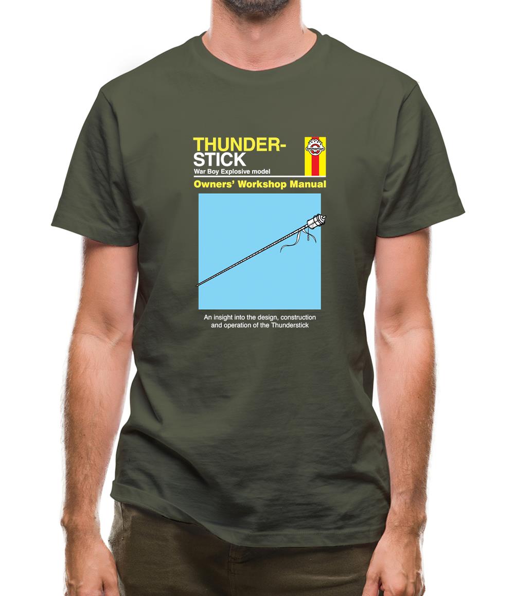 Thunder-Stick Mens T-Shirt