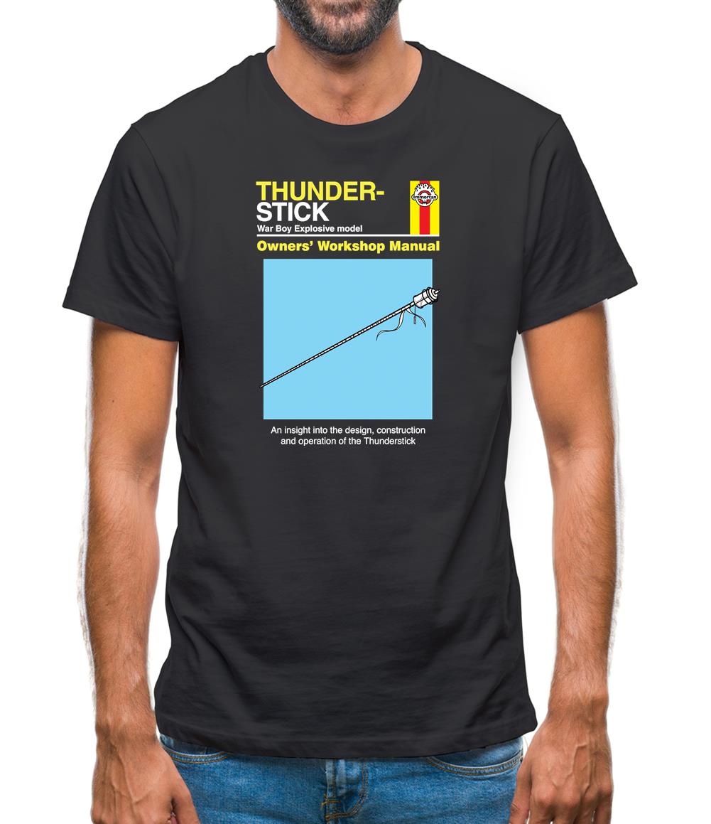 Thunder-Stick Mens T-Shirt