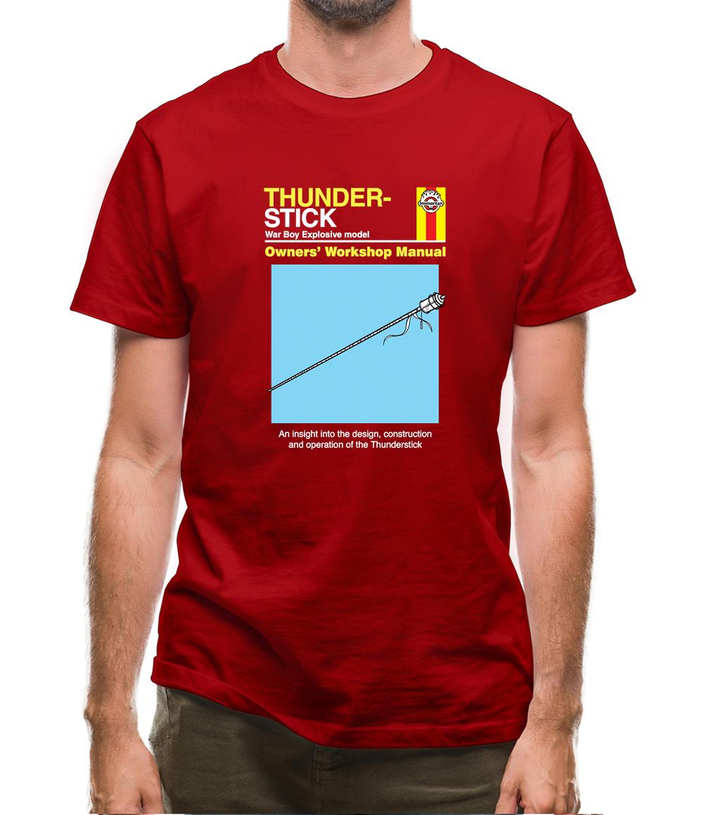Thunder-Stick Mens T-Shirt