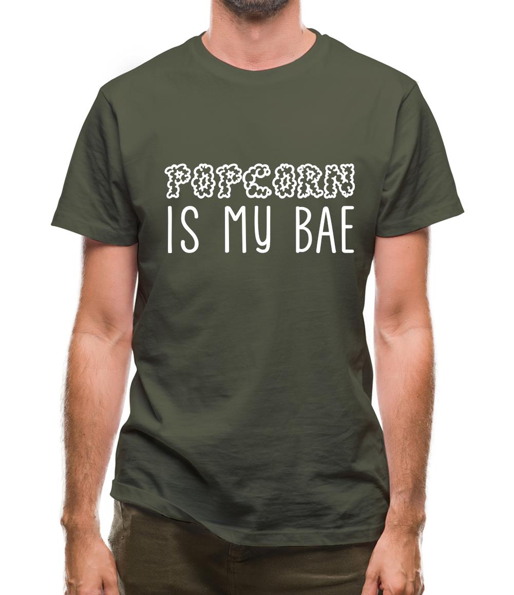 Popcorn Is My Bae Mens T-Shirt