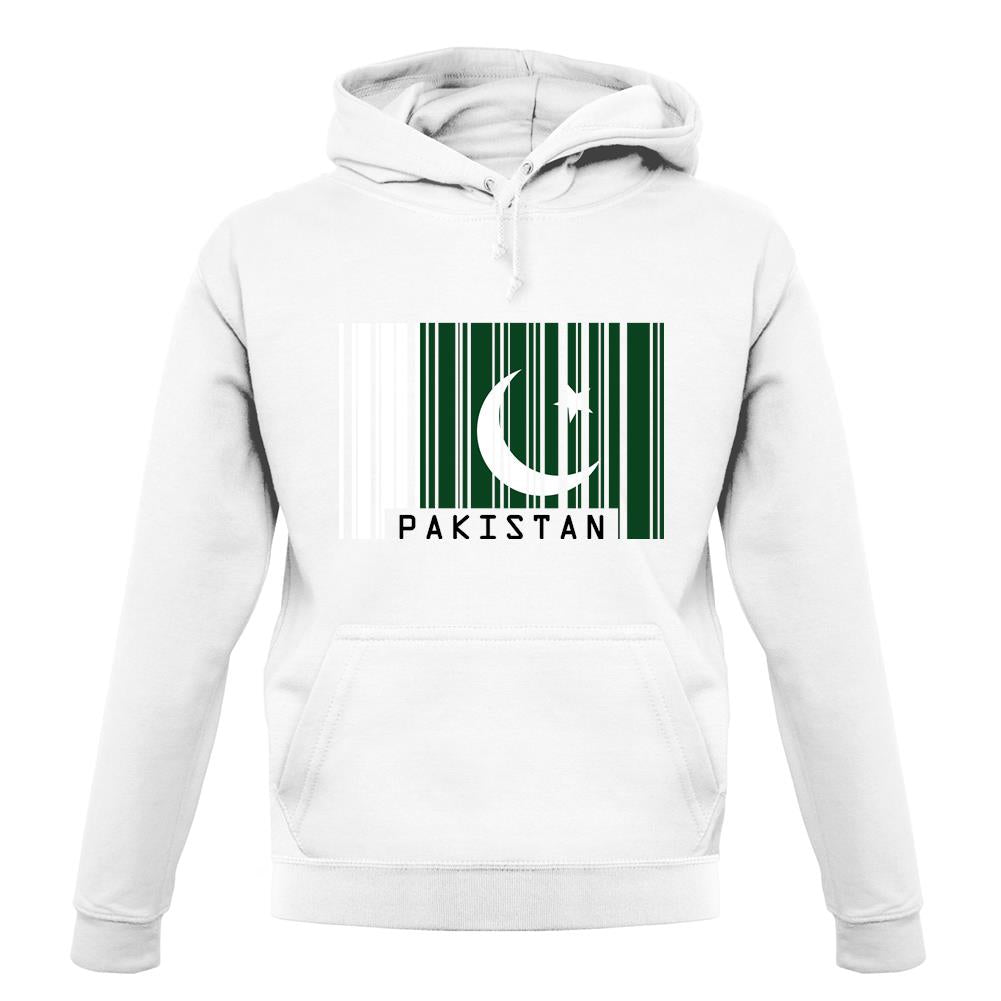Pakistan Barcode Style Flag unisex hoodie