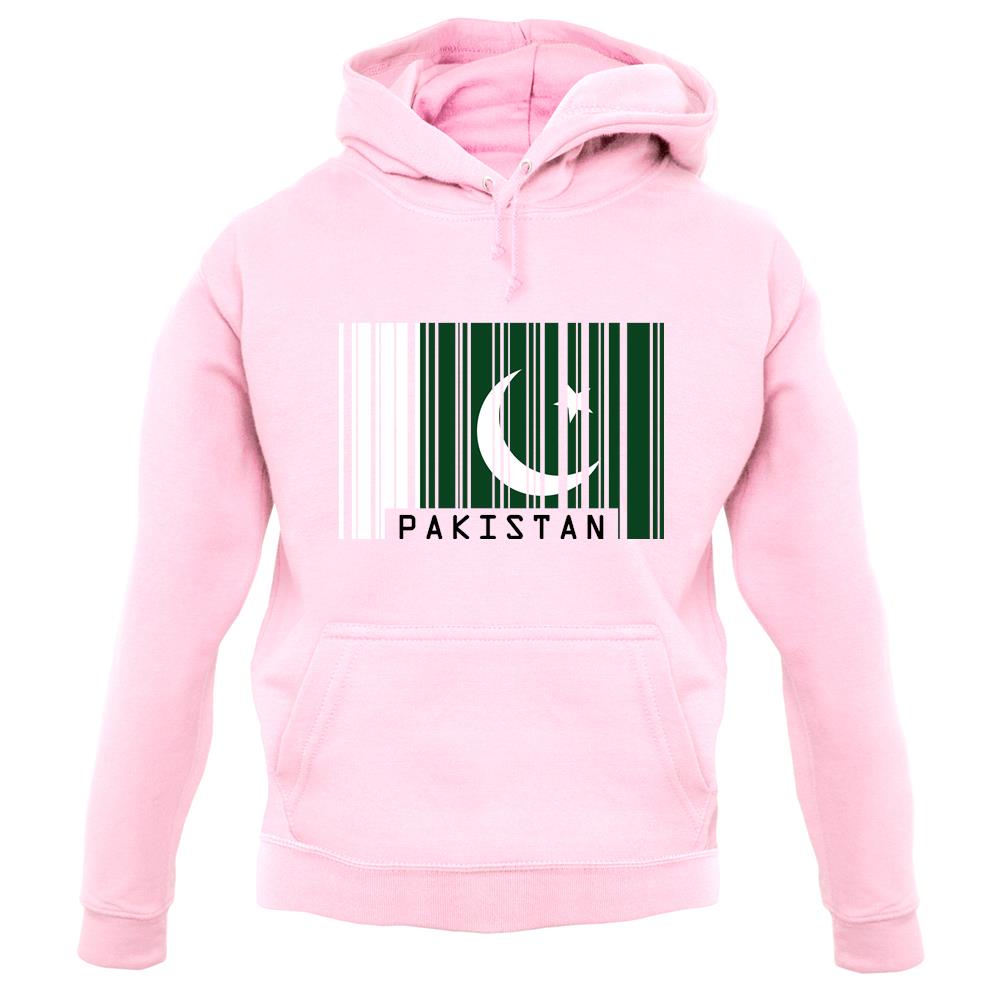 Pakistan Barcode Style Flag unisex hoodie