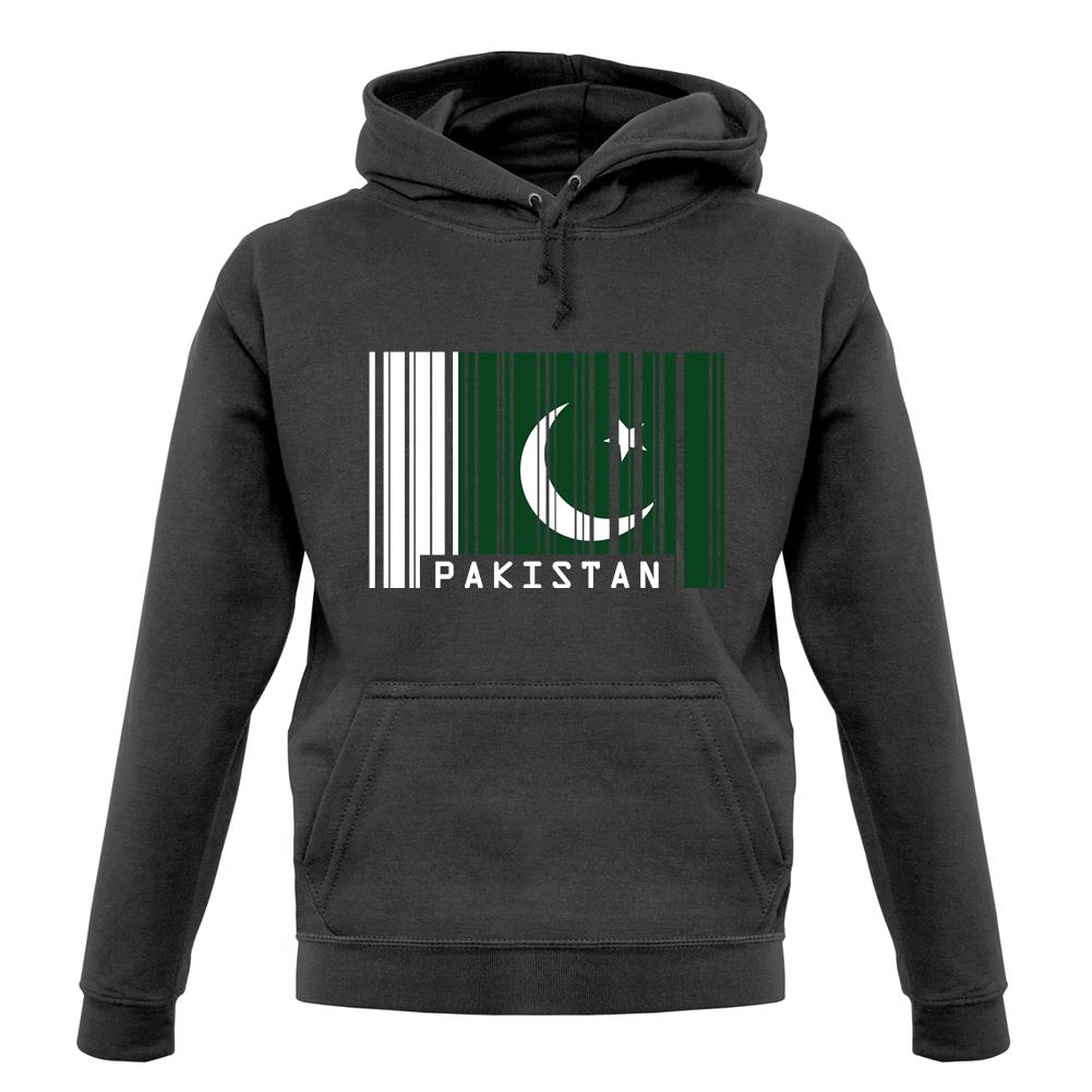 Pakistan Barcode Style Flag unisex hoodie