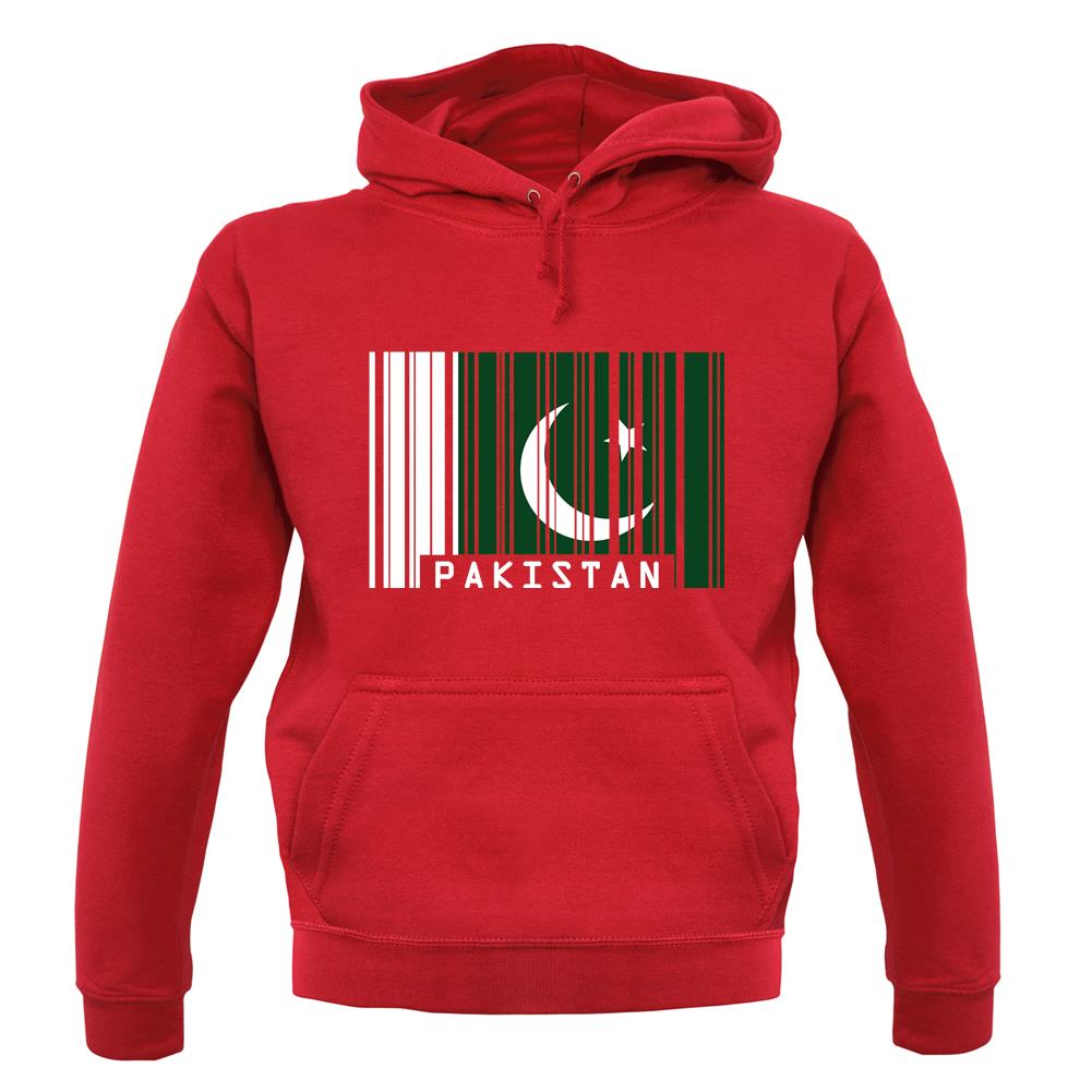 Pakistan Barcode Style Flag unisex hoodie