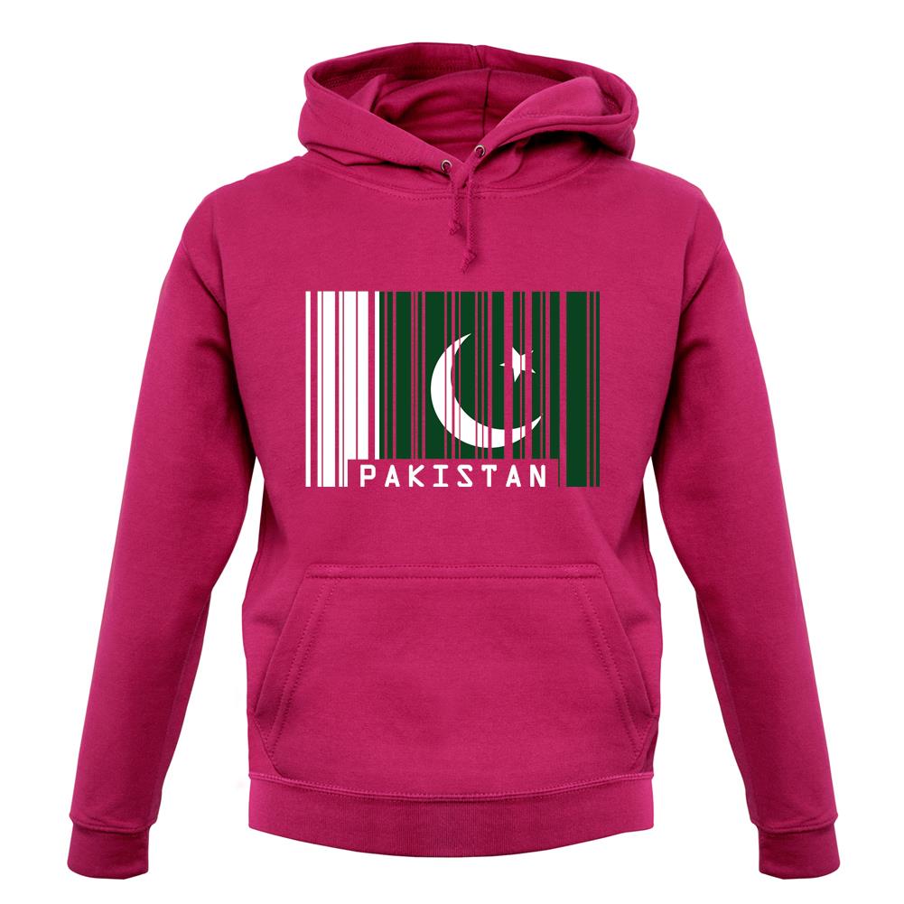 Pakistan Barcode Style Flag unisex hoodie