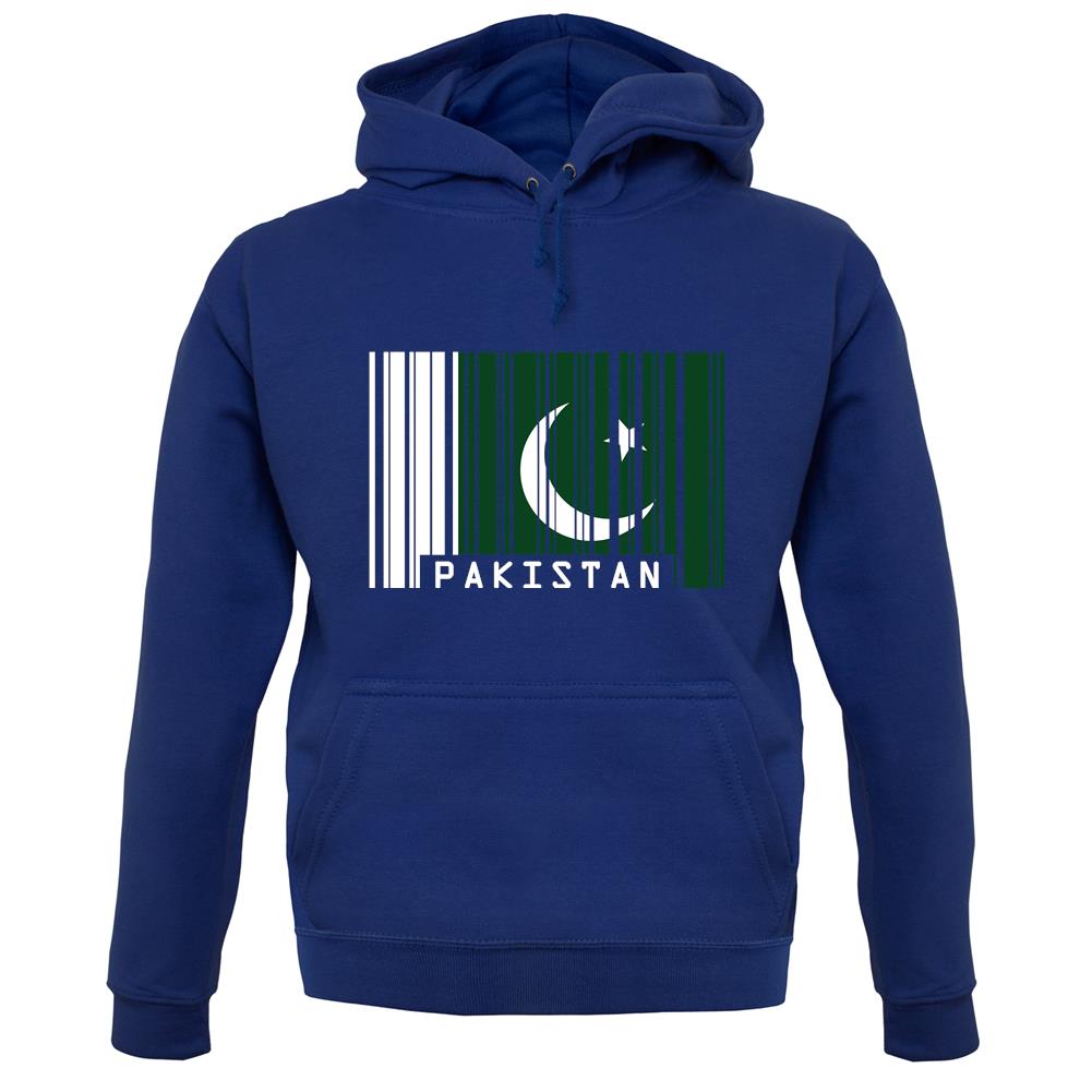 Pakistan Barcode Style Flag unisex hoodie