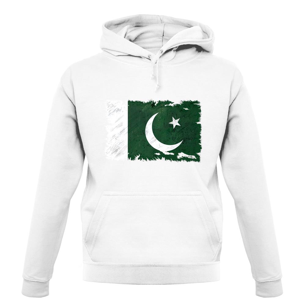 Pakistan Grunge Style Flag unisex hoodie