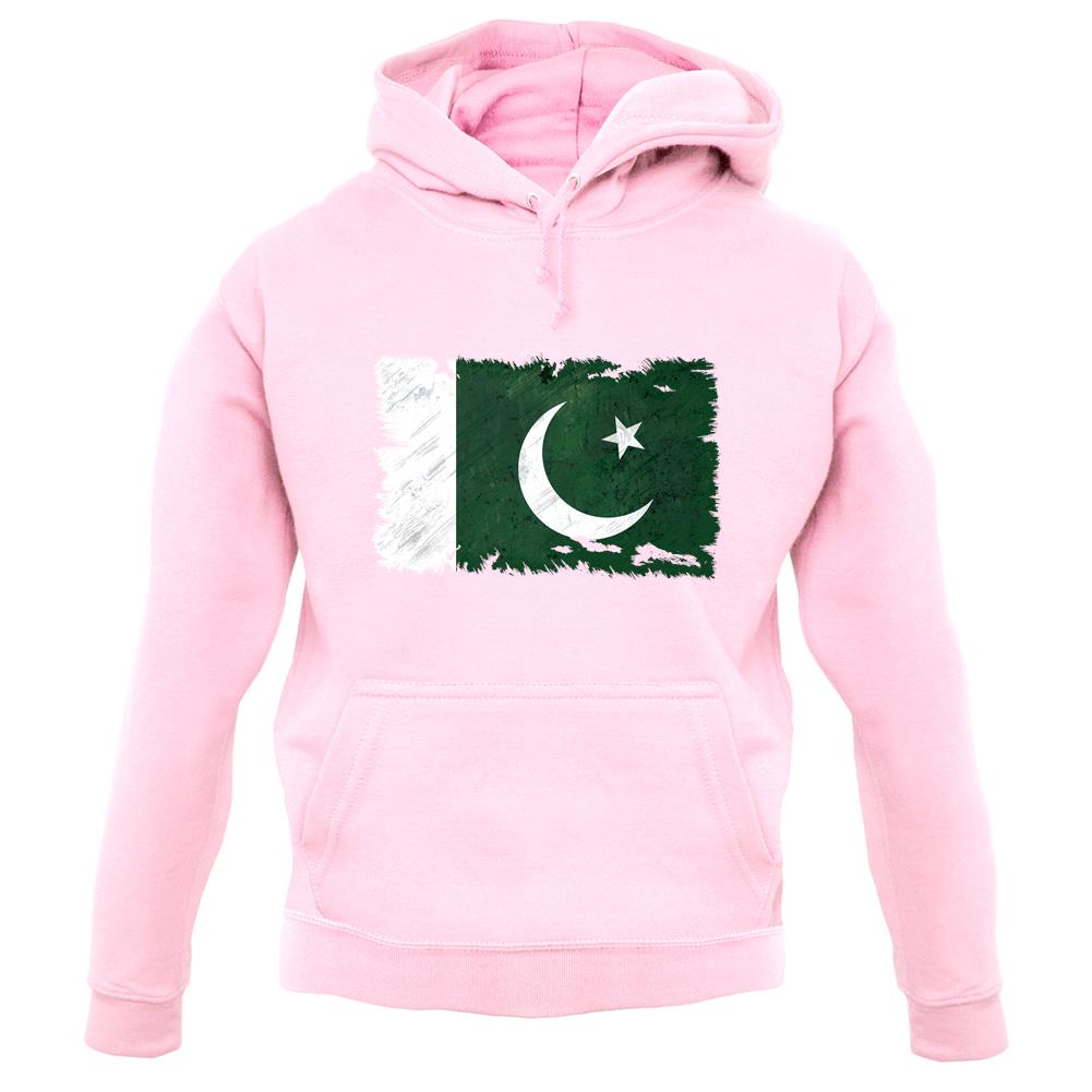 Pakistan Grunge Style Flag unisex hoodie
