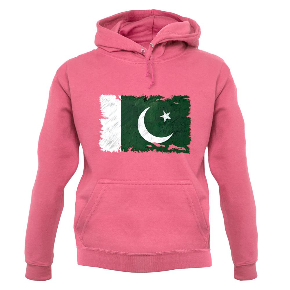 Pakistan Grunge Style Flag unisex hoodie