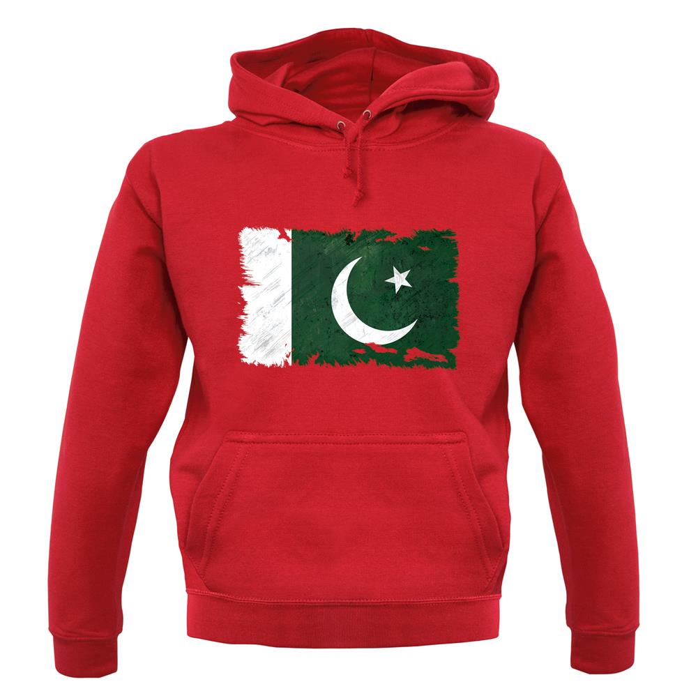 Pakistan Grunge Style Flag unisex hoodie