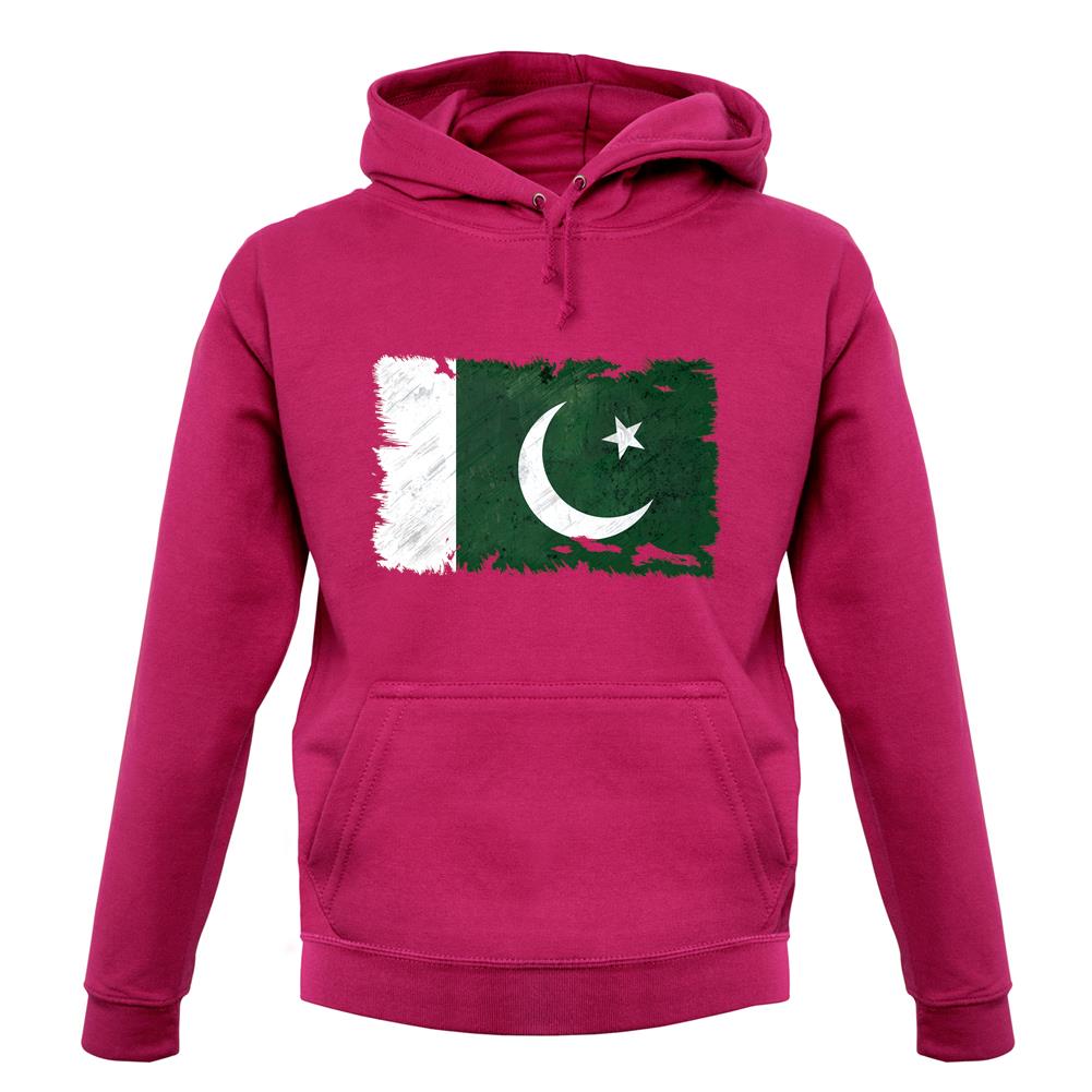 Pakistan Grunge Style Flag unisex hoodie