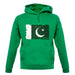 Pakistan Grunge Style Flag unisex hoodie