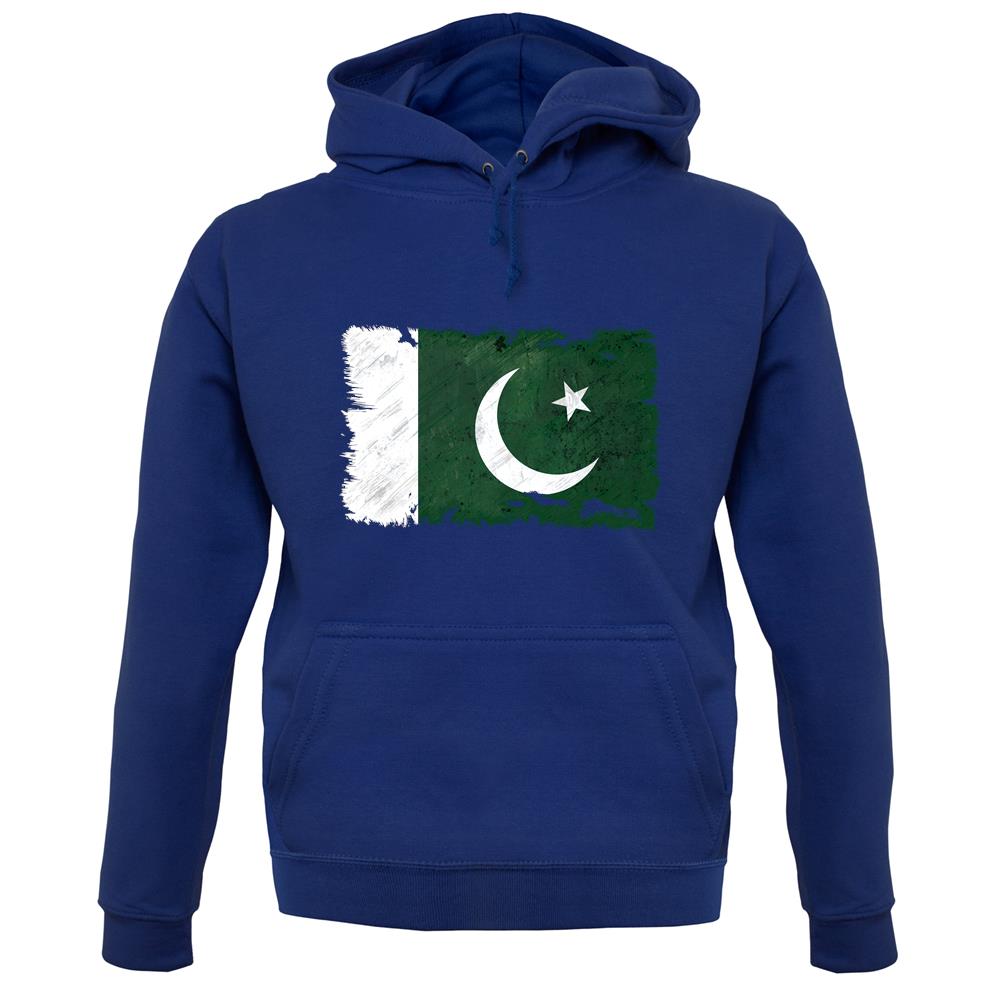 Pakistan Grunge Style Flag unisex hoodie