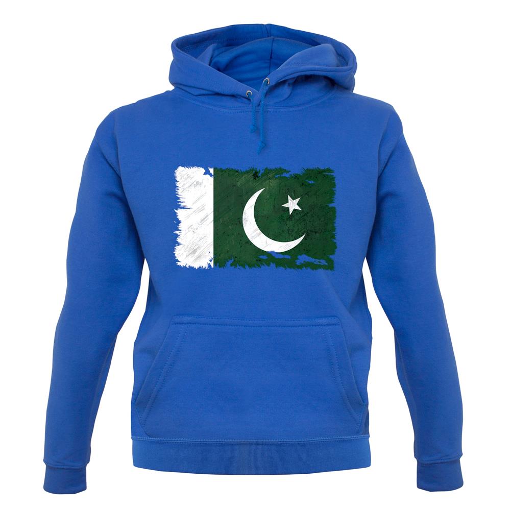 Pakistan Grunge Style Flag unisex hoodie