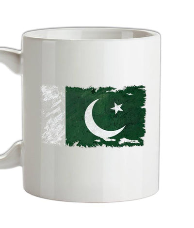 Pakistan Grunge Style Flag Ceramic Mug