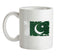Pakistan Grunge Style Flag Ceramic Mug