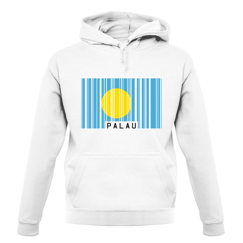 Palau Barcode Style Flag unisex hoodie